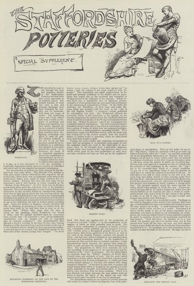 The Staffordshire Potteries by Harry Furniss